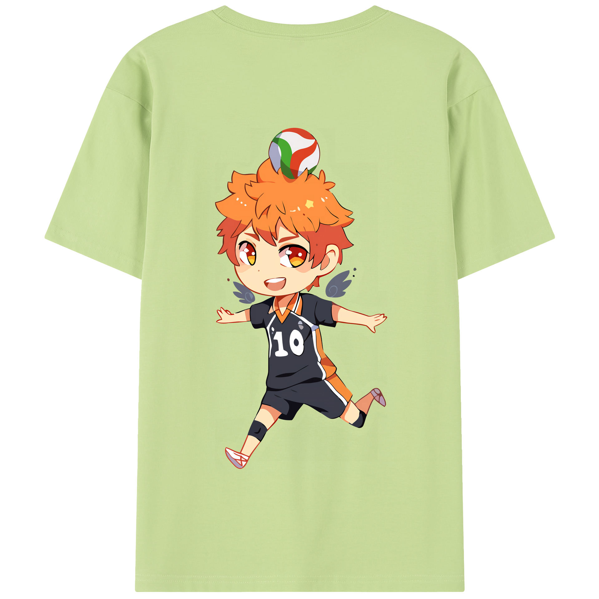 （画像用） ハイキュー!! Haikyu!! 綿100％半袖Tシャツ（背面プリント）